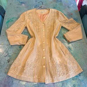 90s Ribbon Embellished Mini Dress/Jacket